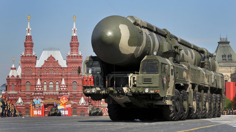 Russian Topol-M intercontinental ballistic missiles