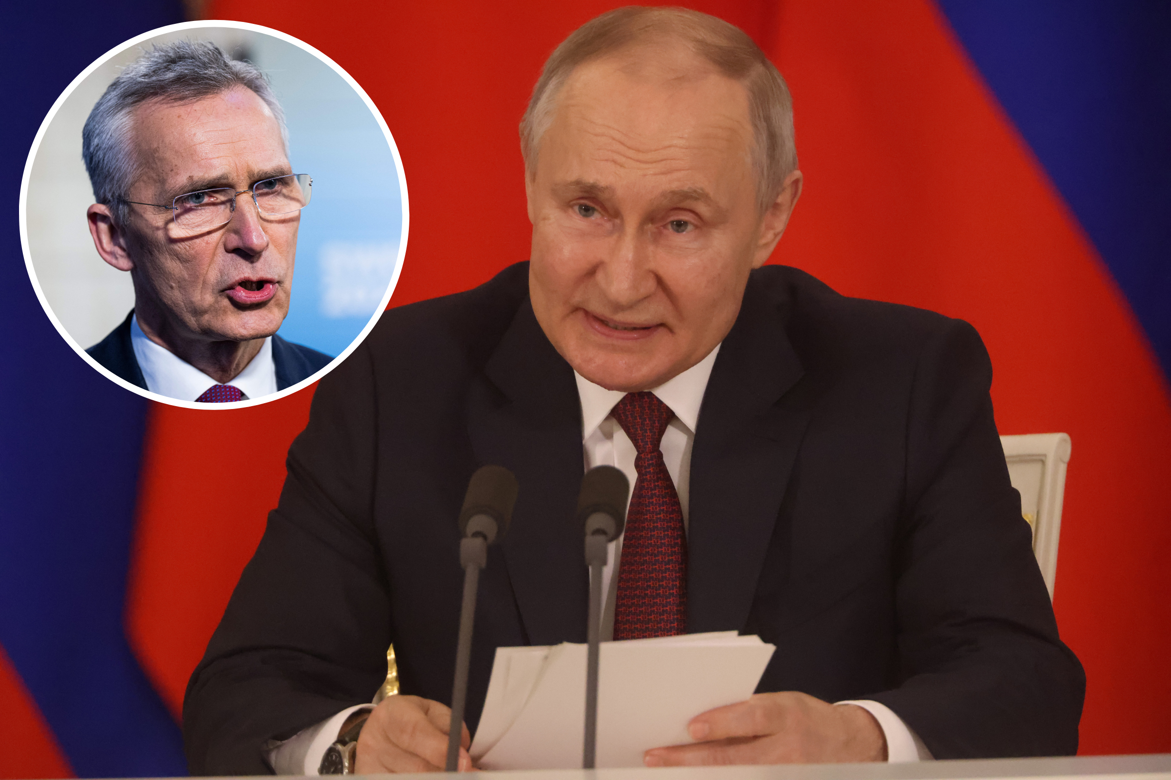 NATO Chief Warns Putin Is 'Planning for More War'