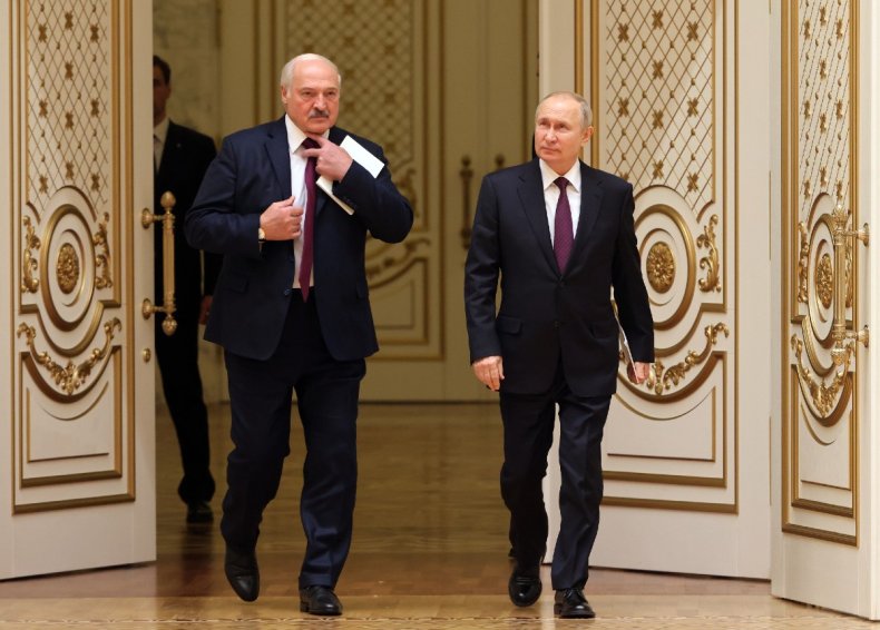 Poutine et Loukachenko