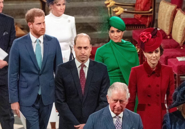 Prince Harry, Prince William, Meghan et Kate