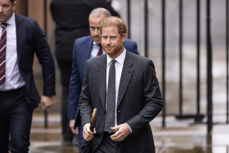 Prince Harry Arrives At London Court
