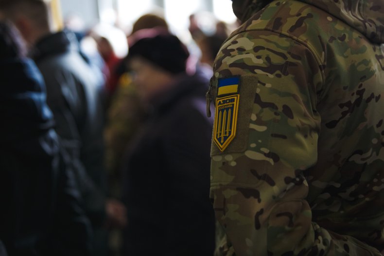 Ukrainian military member 