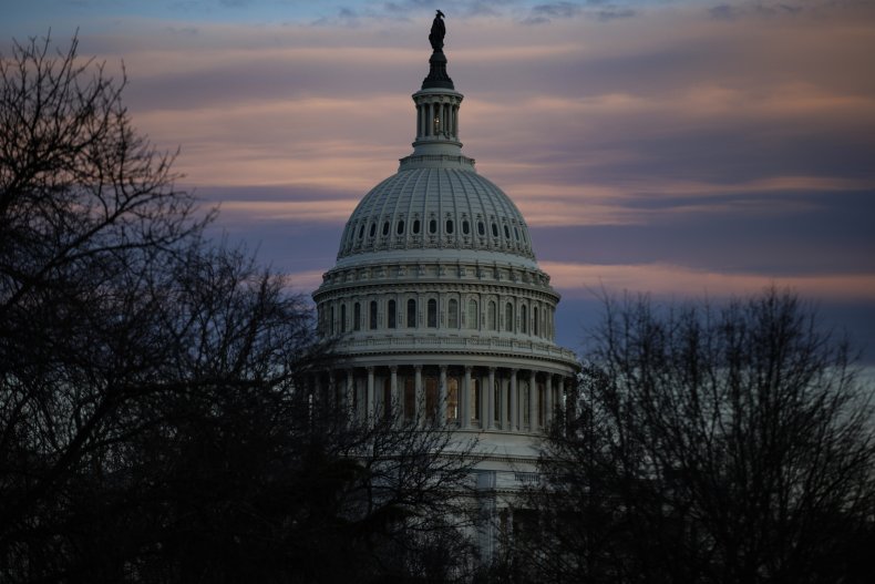 The U.S. Capitol building is seen
