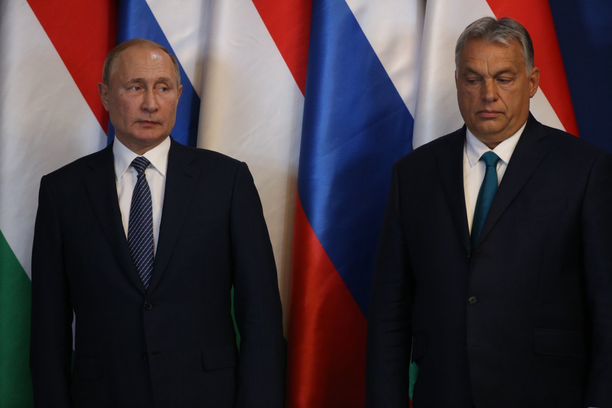 Vladimir Putin and Viktor Orban