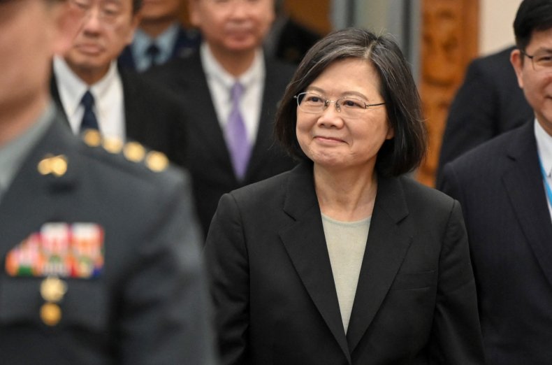 La présidente taïwanaise Tsai Ing-wen en voyage