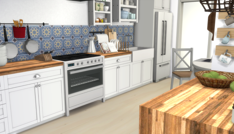 Monika's kitchen, The Sims 4' version