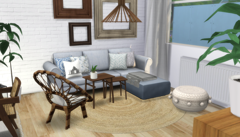 Monika's living room, The Sims 4 version