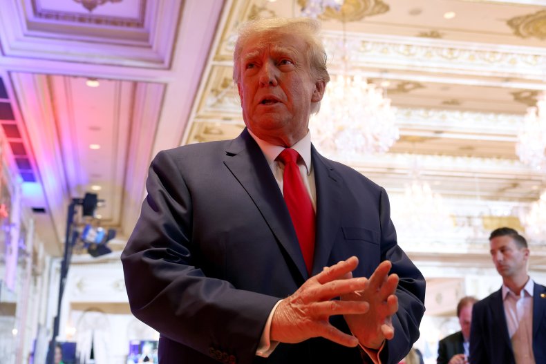 Donald Trump Speaks at Mar-a-Lago