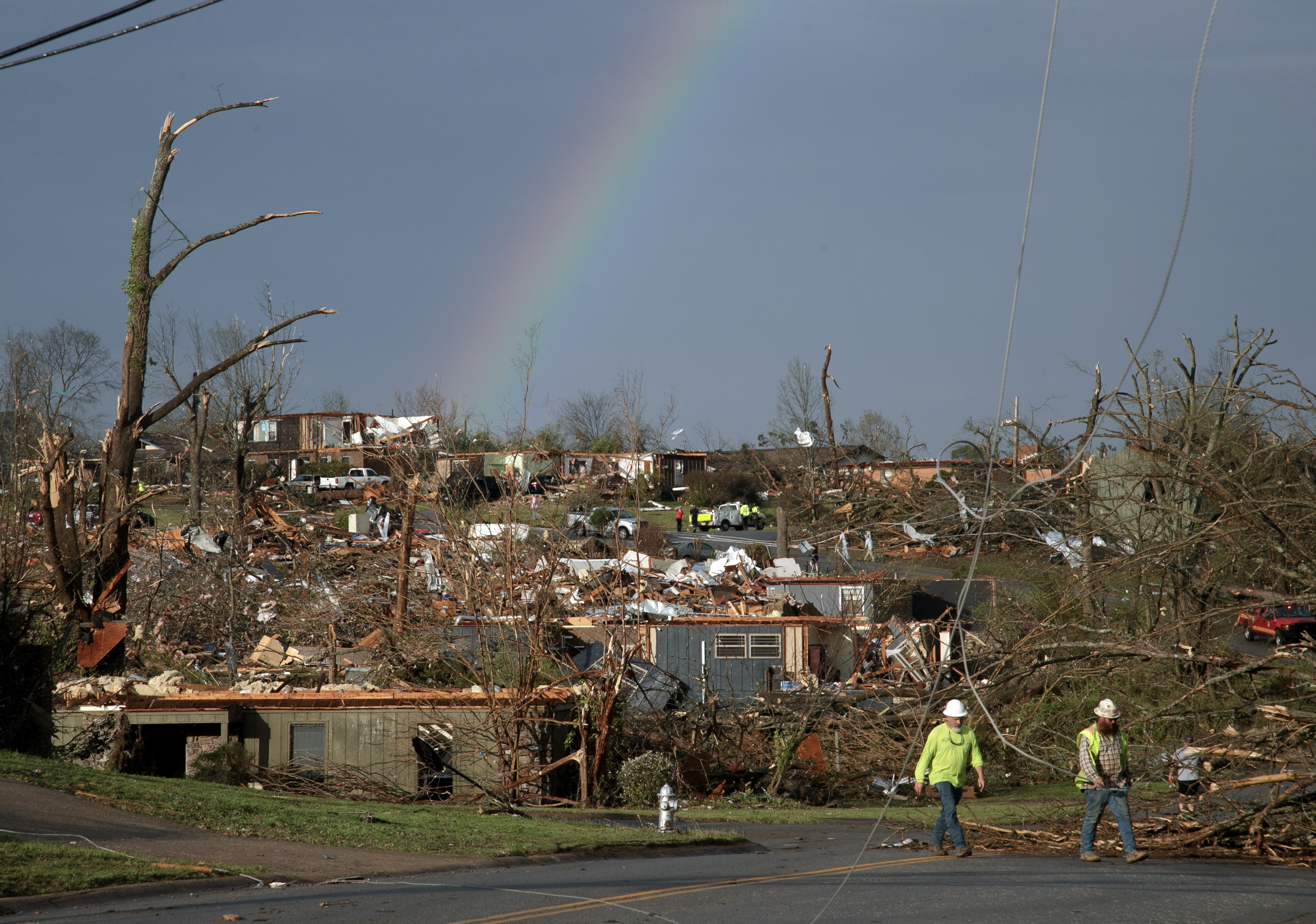 Images Show Little Rock, Arkansas Before And After Devastating Tornado