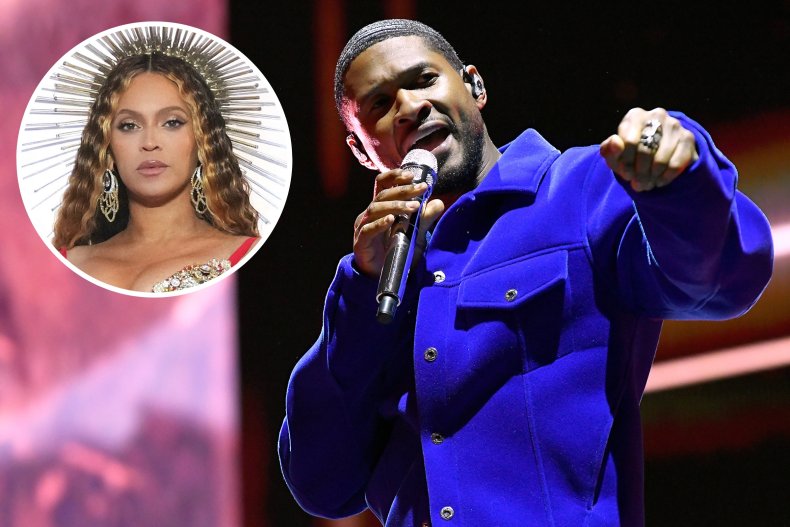 Usher pranks Beyoncé at music festival