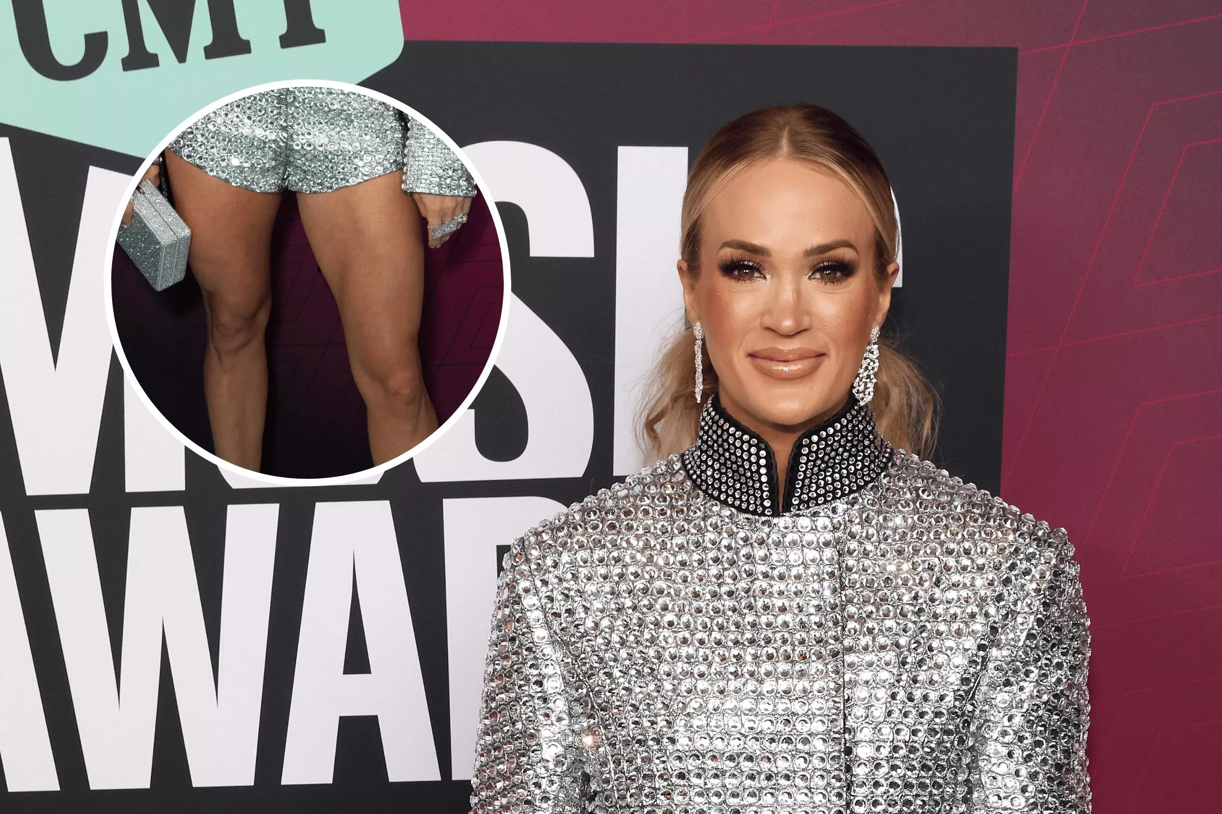 Carrie Underwood's Legs at CMT Music Awards Spark Debate - Vimarsana News