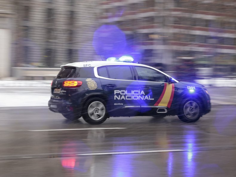 Police car in Spain