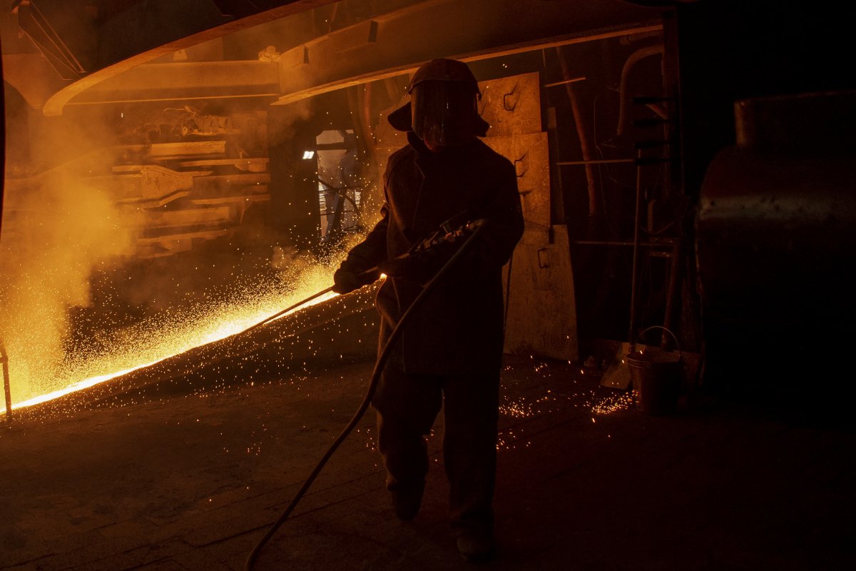 Metals worker at nickel plant in Guatemala