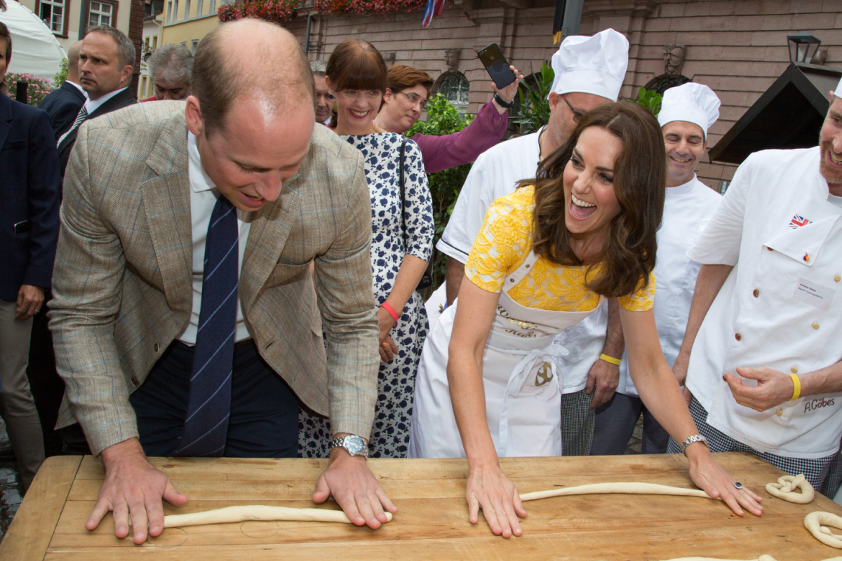 Prince William and Kate Middleton Pretzel Competition