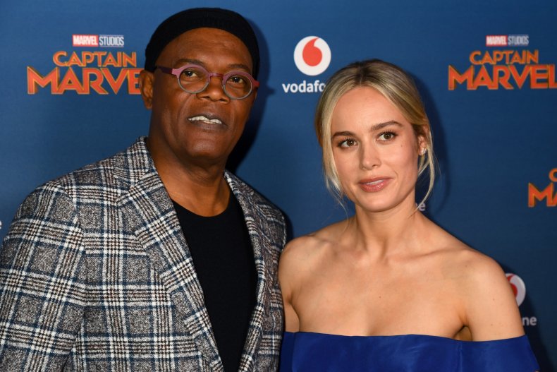 Samuel L. Jackson and Brie Larson