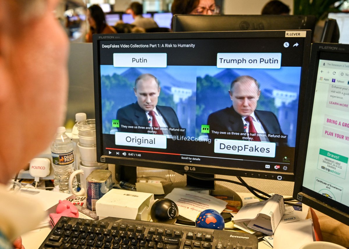 Deepfake of Vladimir Putin