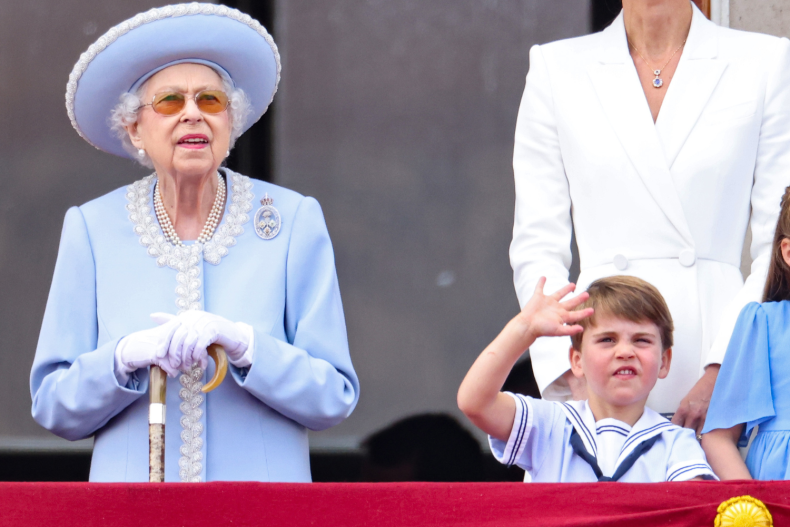 Ratu Elizabeth II dan Pangeran Louis