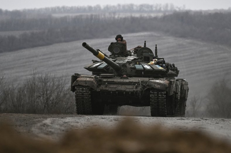 Ukrainian army tank