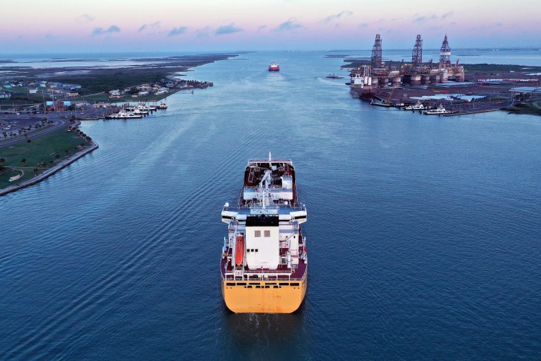 Gulf of Mexico oil tanker