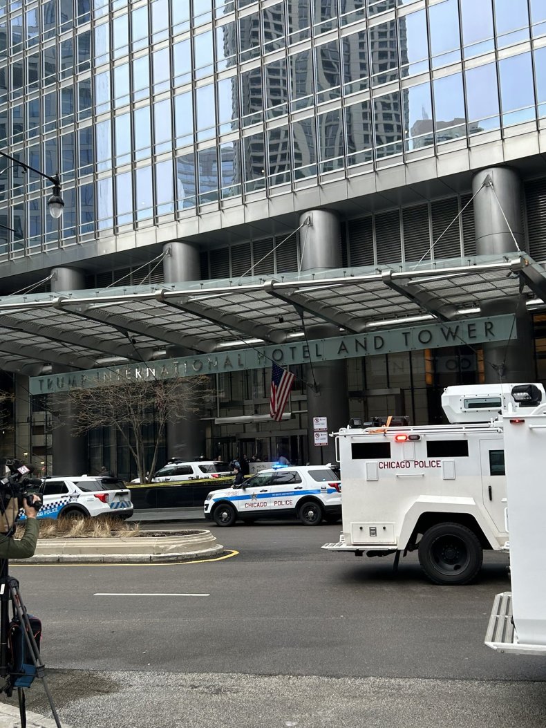 Trump Tower cordoned off