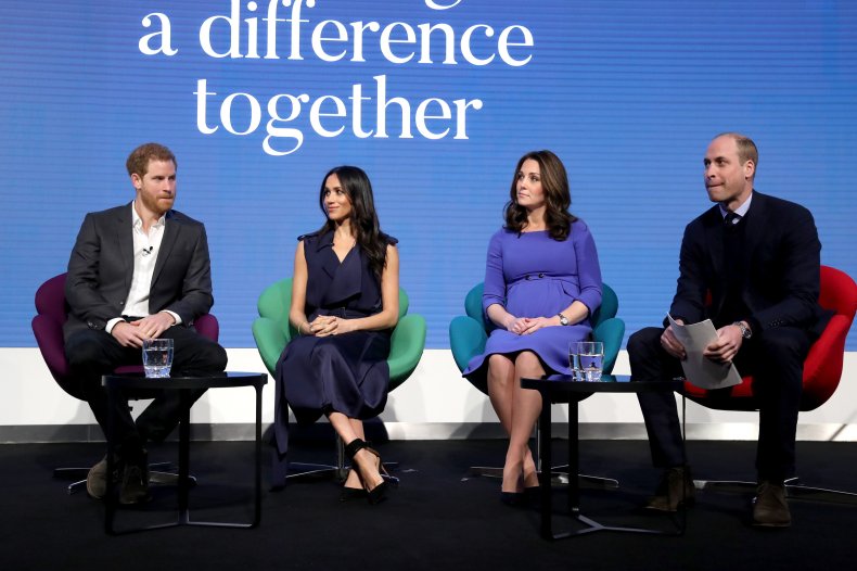 William, Kate, Harry and Meghan