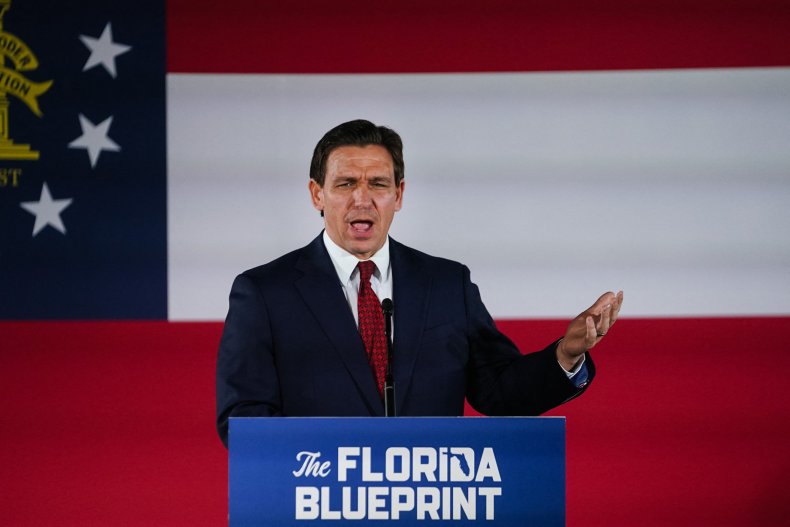 Ron DeSantis speaks in Georgia