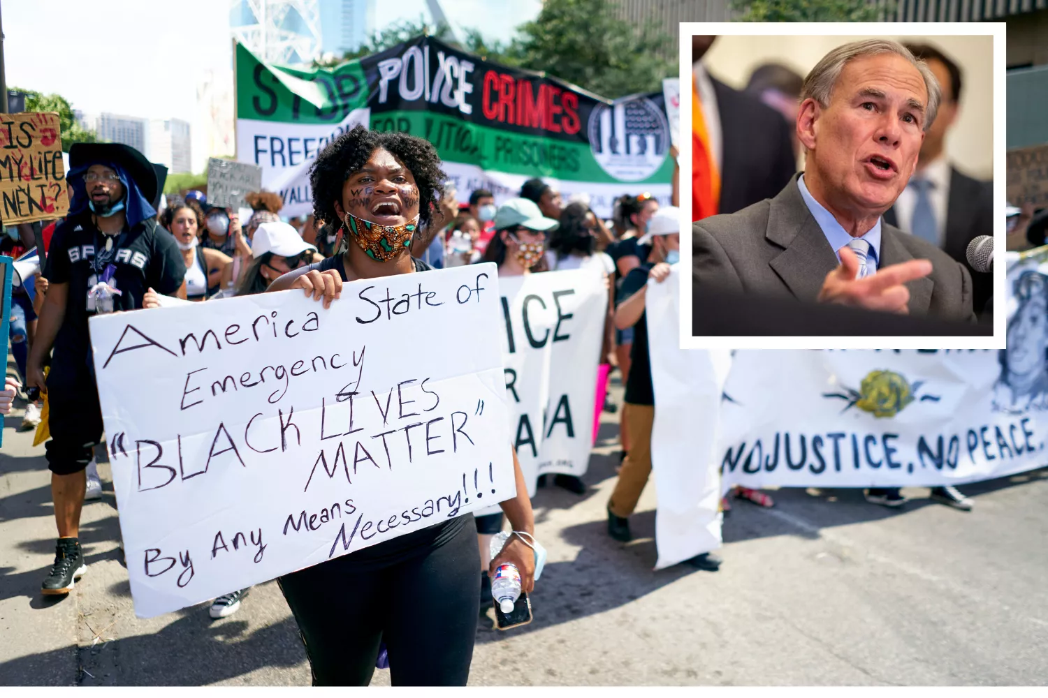 Greg Abbott Wants to Pardon Army Sgt. Convicted of Killing BLM Protestor - Vimarsana News