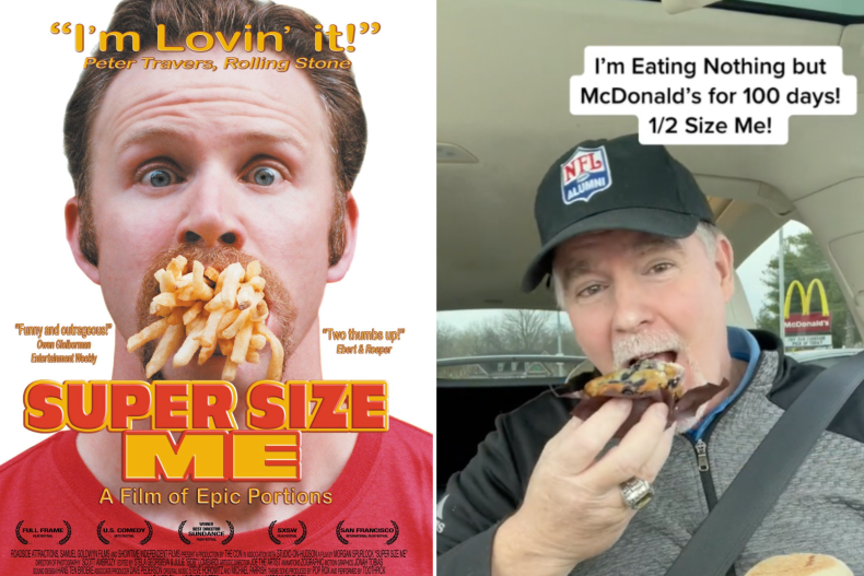 Supersize me, halfsize me