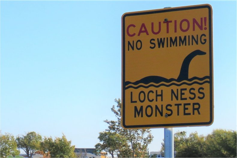 loch ness monster sign