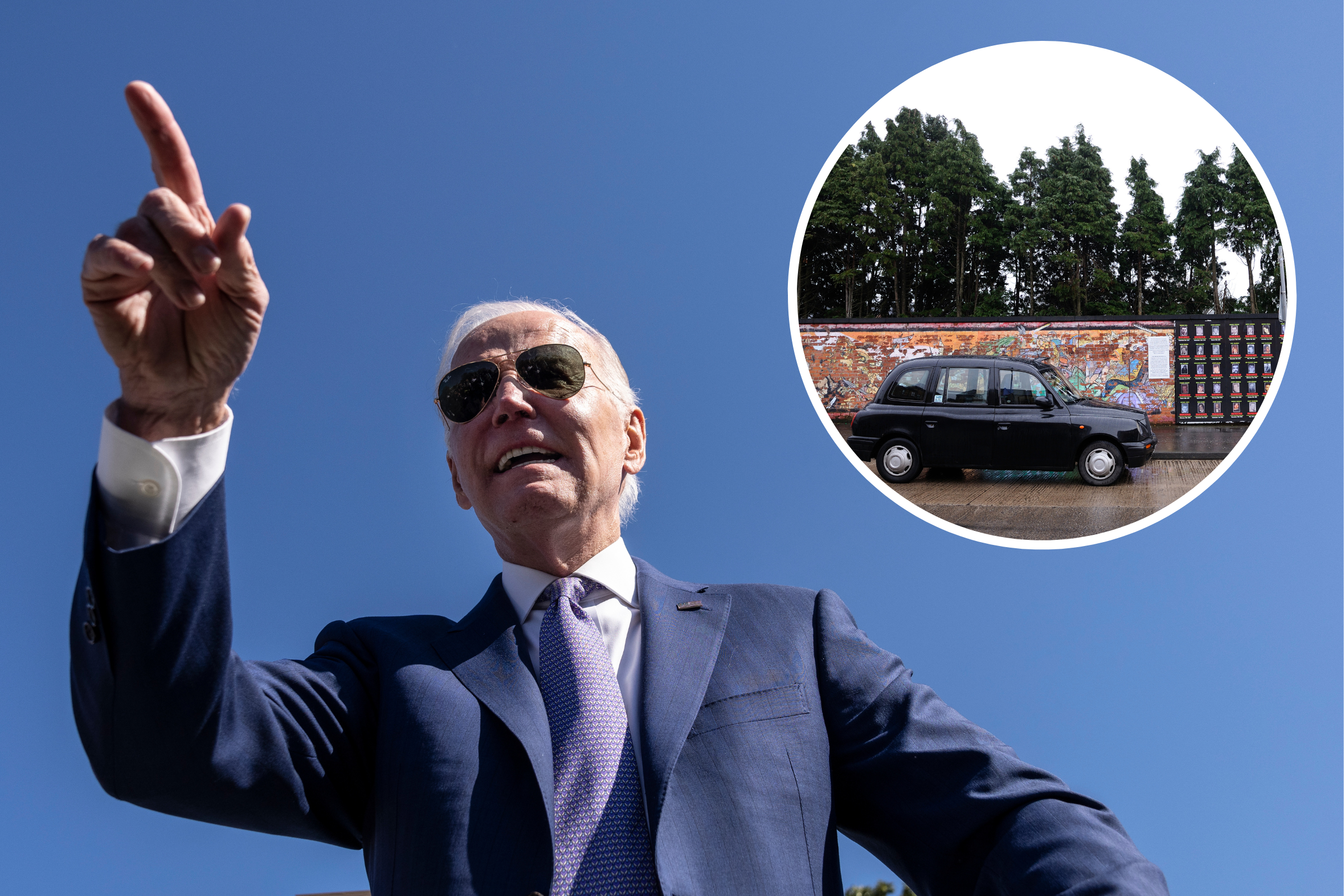 Fact Check: Was Joe Biden Greeted by Empty Streets in Northern Ireland?