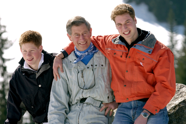 Prince Harry, King Charles and Prince William