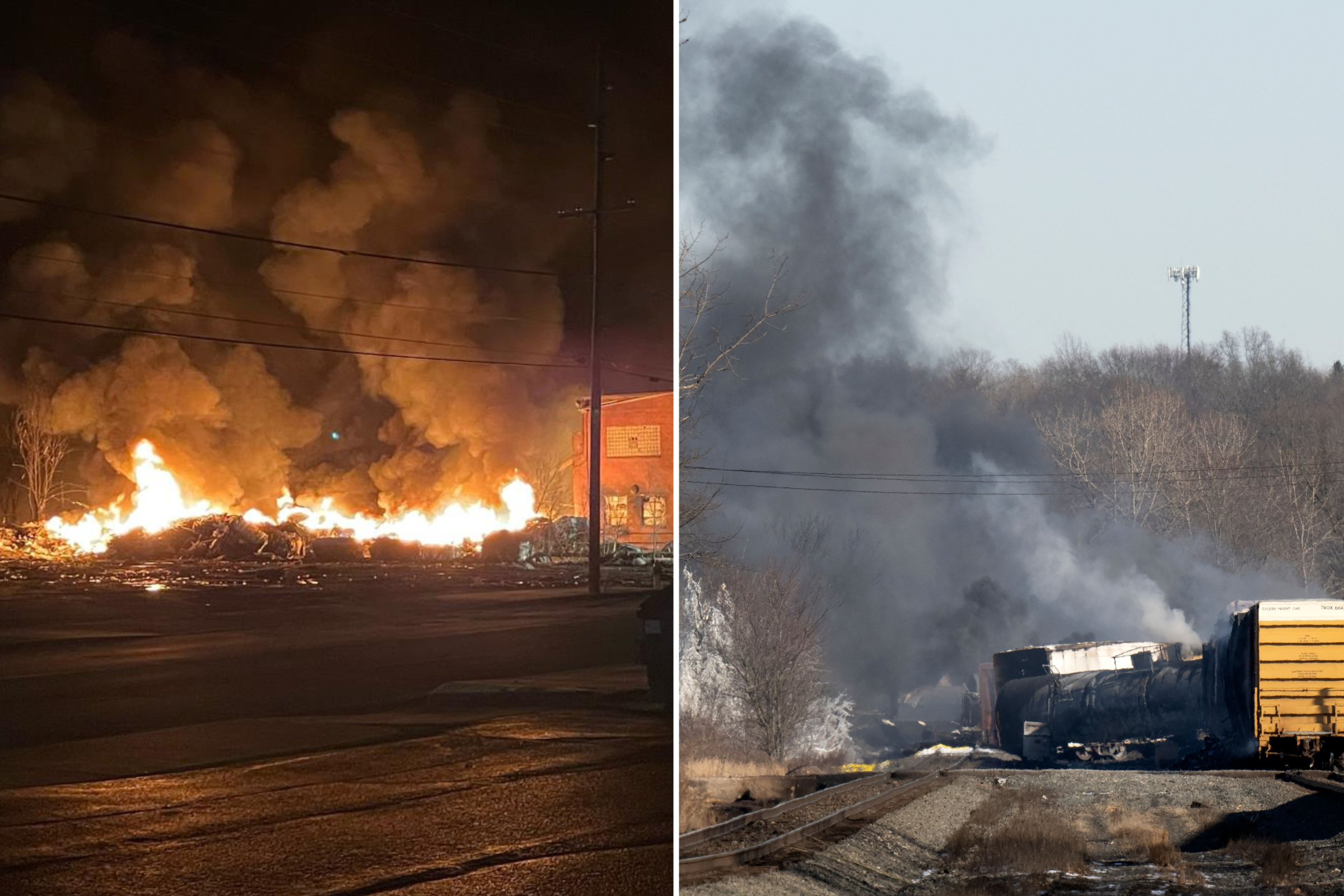 Indiana Industrial Blaze Is Similar to Toxic East Palestine Fire