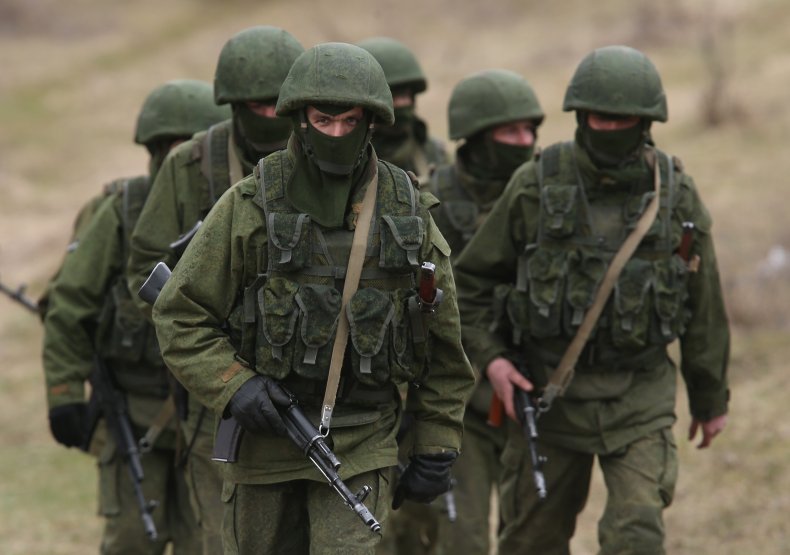 Soldiers in Crimea