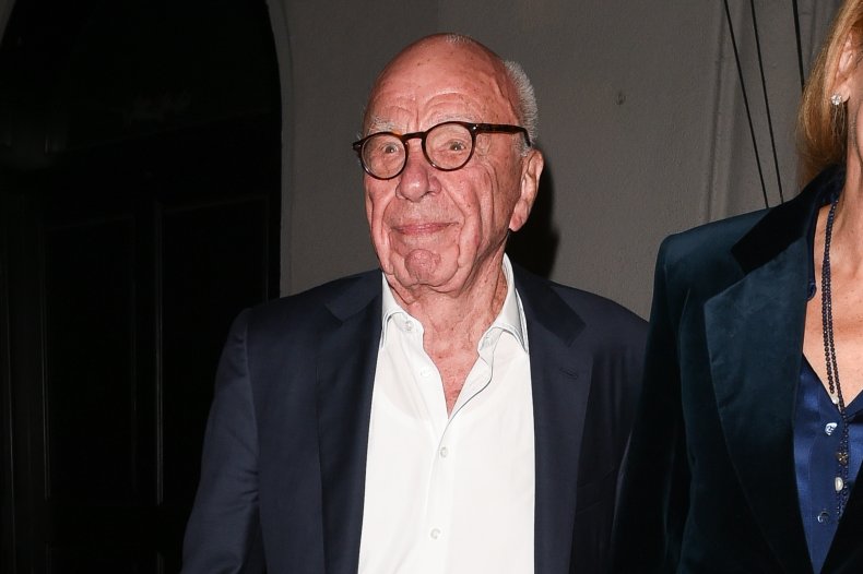 Rupert Murdoch is seen on November 12