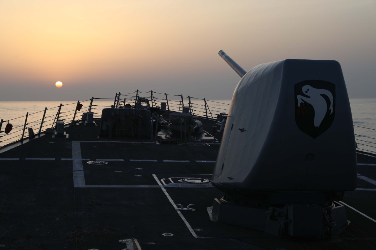 U.S. Destroyer Transits Taiwan Strait Waters