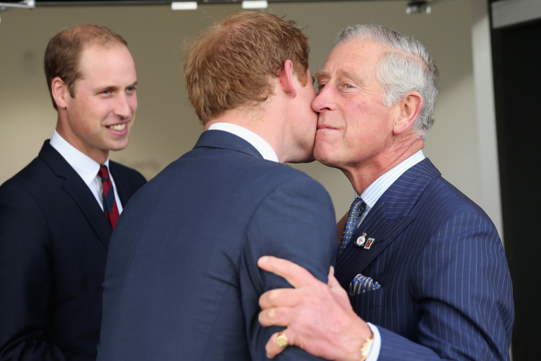 Raja Charles, Pangeran William dan Pangeran Harry
