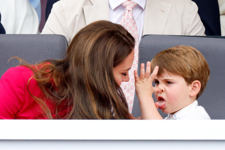 Prince Louis Jubilee Pageant with Kate Middleton