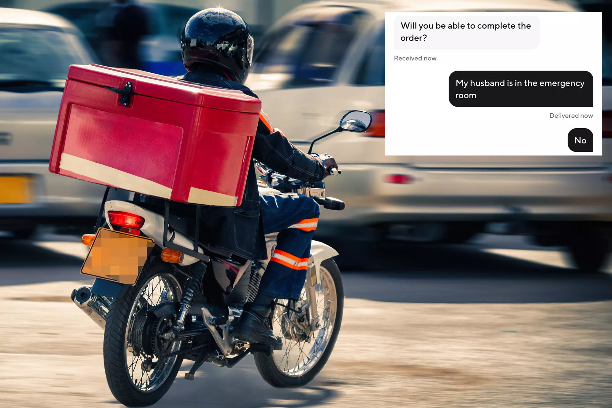 DoorDash Asks Driver's Wife To Complete Order After He Is Rushed to ER - Vimarsana News