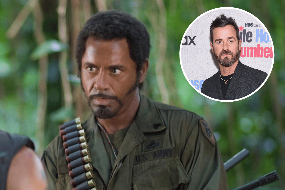 Tropic Thunder shot with Justin Theroux