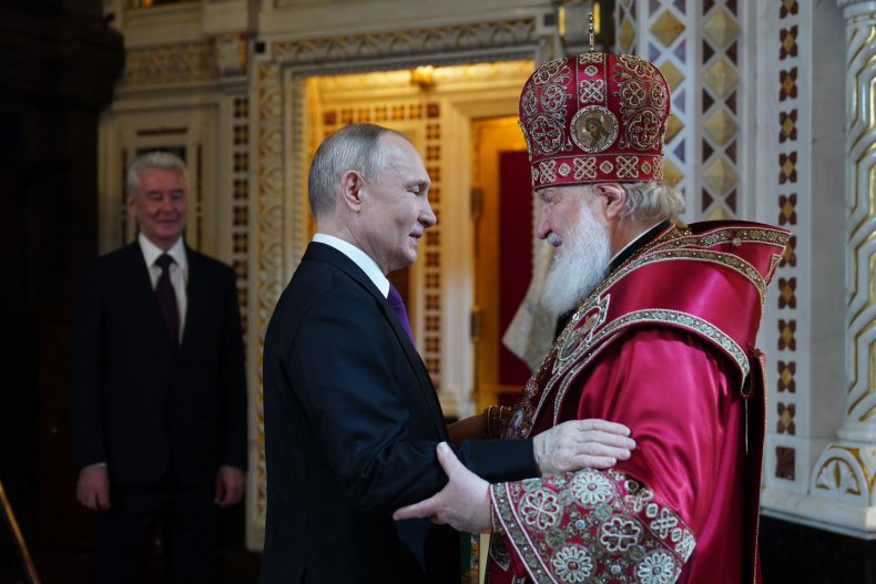 Vladimir Putin and Patriarch Kirill