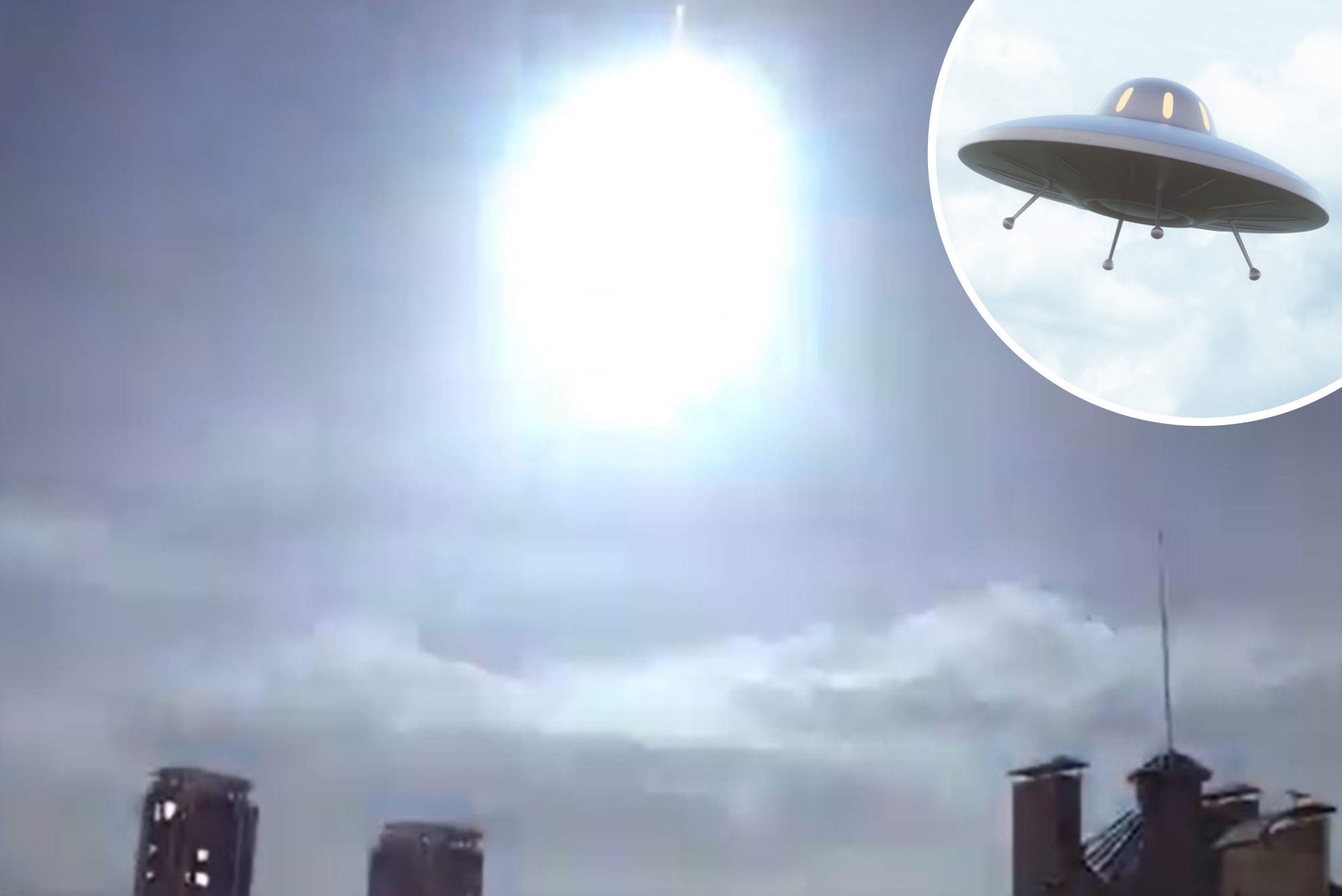 Truck Tows 'Flying Saucer' in Viral Video After Fireball Explodes Over