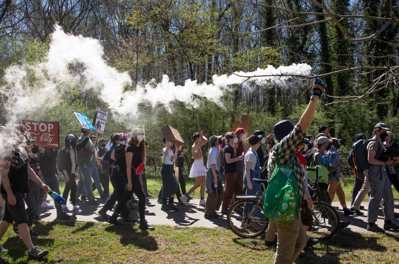 Environmental Activists Reoccupy Atlanta Forest