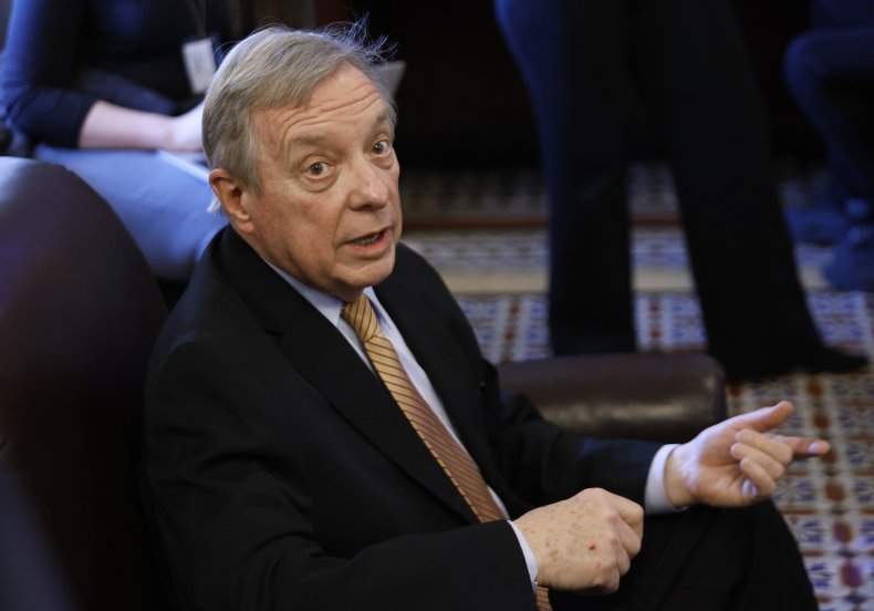 dick durbin biden polls