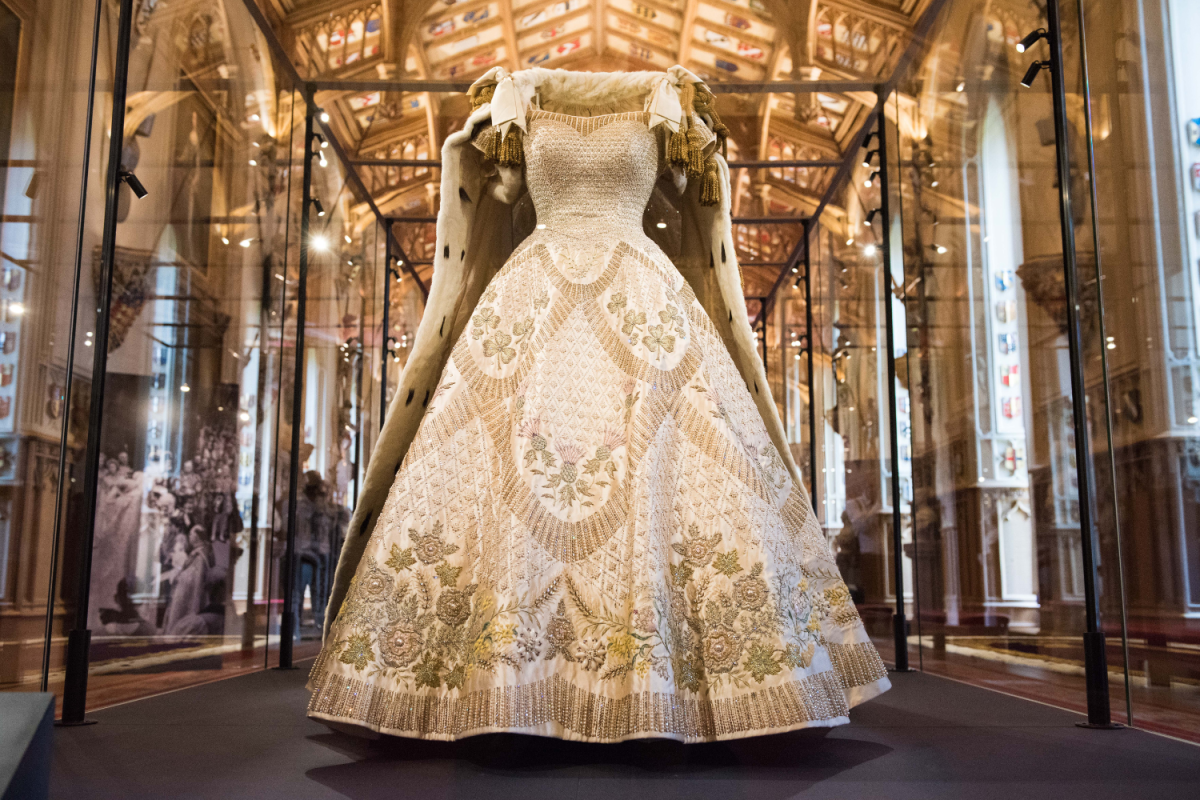 How Queen Elizabeth II's Coronation Dress Featured Secret Good