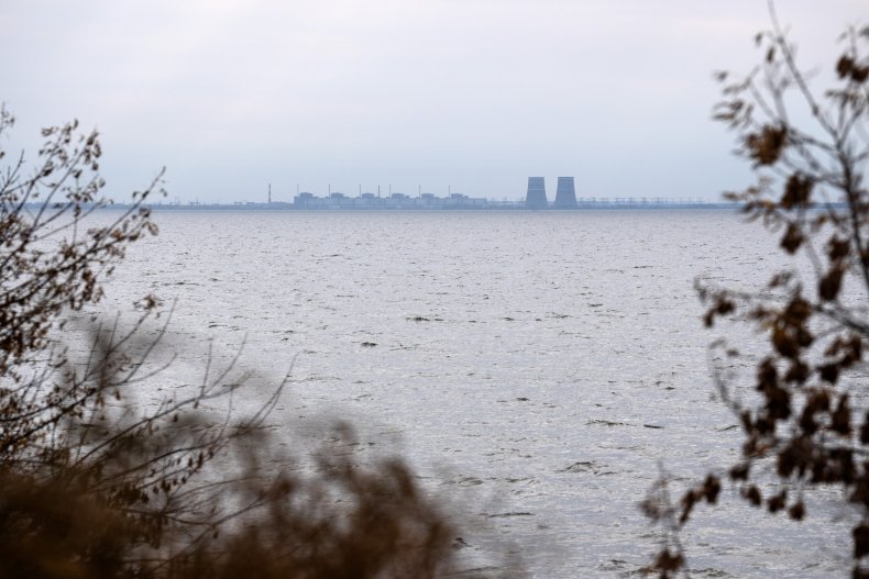 Zaporizhzhia Nuclear Power Plant pictured October