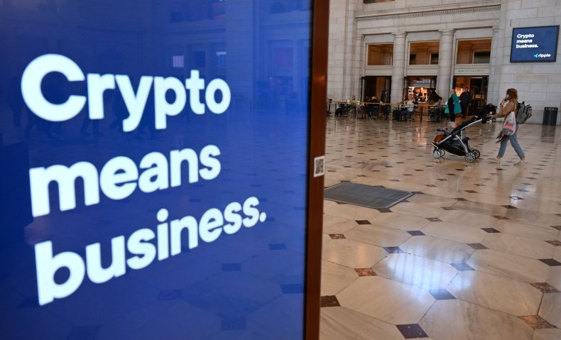 Cryptocurrency sign
