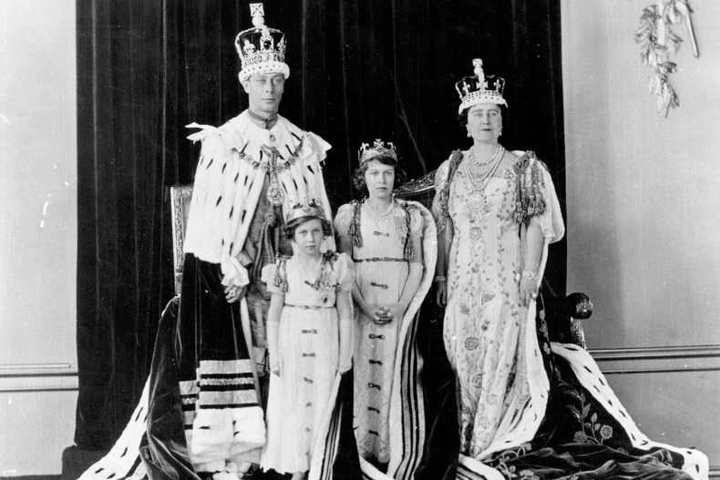 King George VI and Family Coronation Day