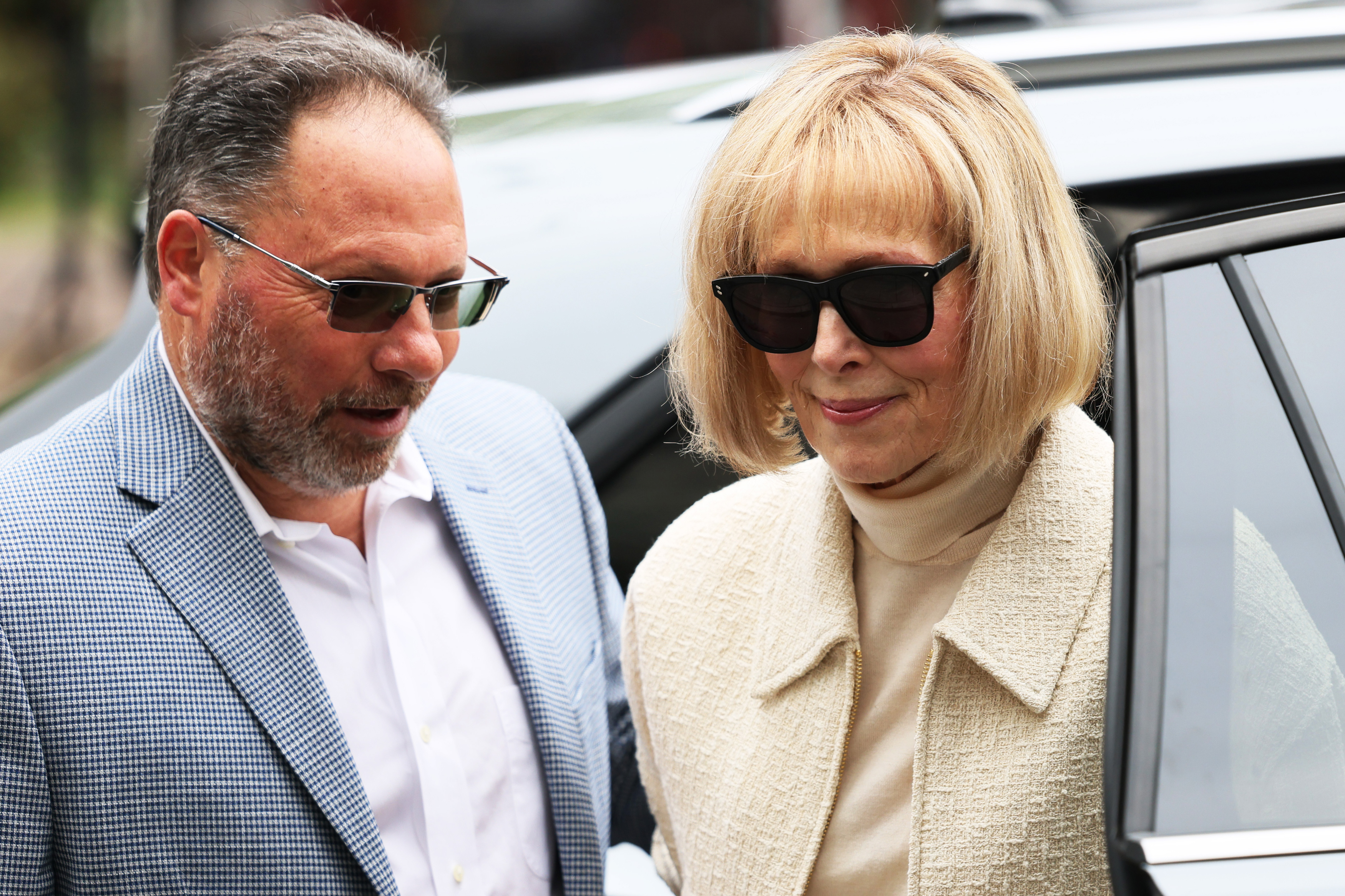 Trump Accuser Calls Out His Stable of Lawyers to Prove Point at Trial