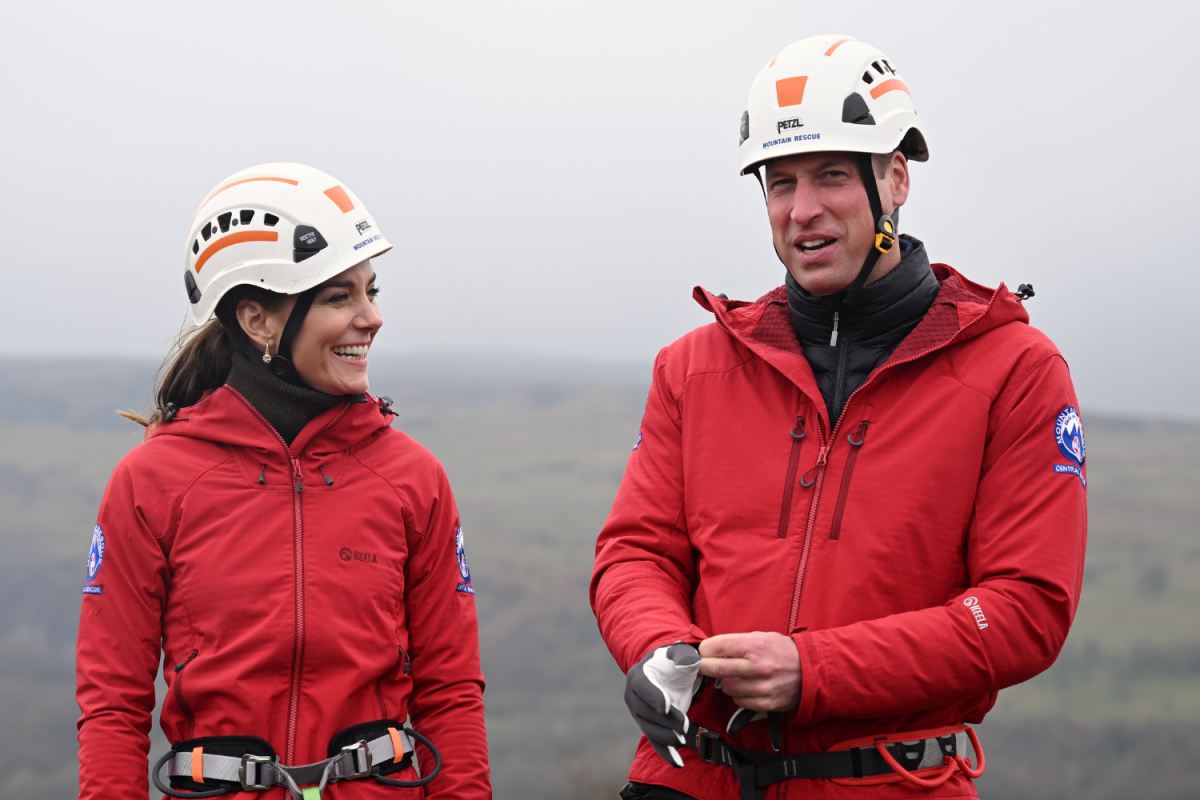 Kate Middleton and Prince William in Wales