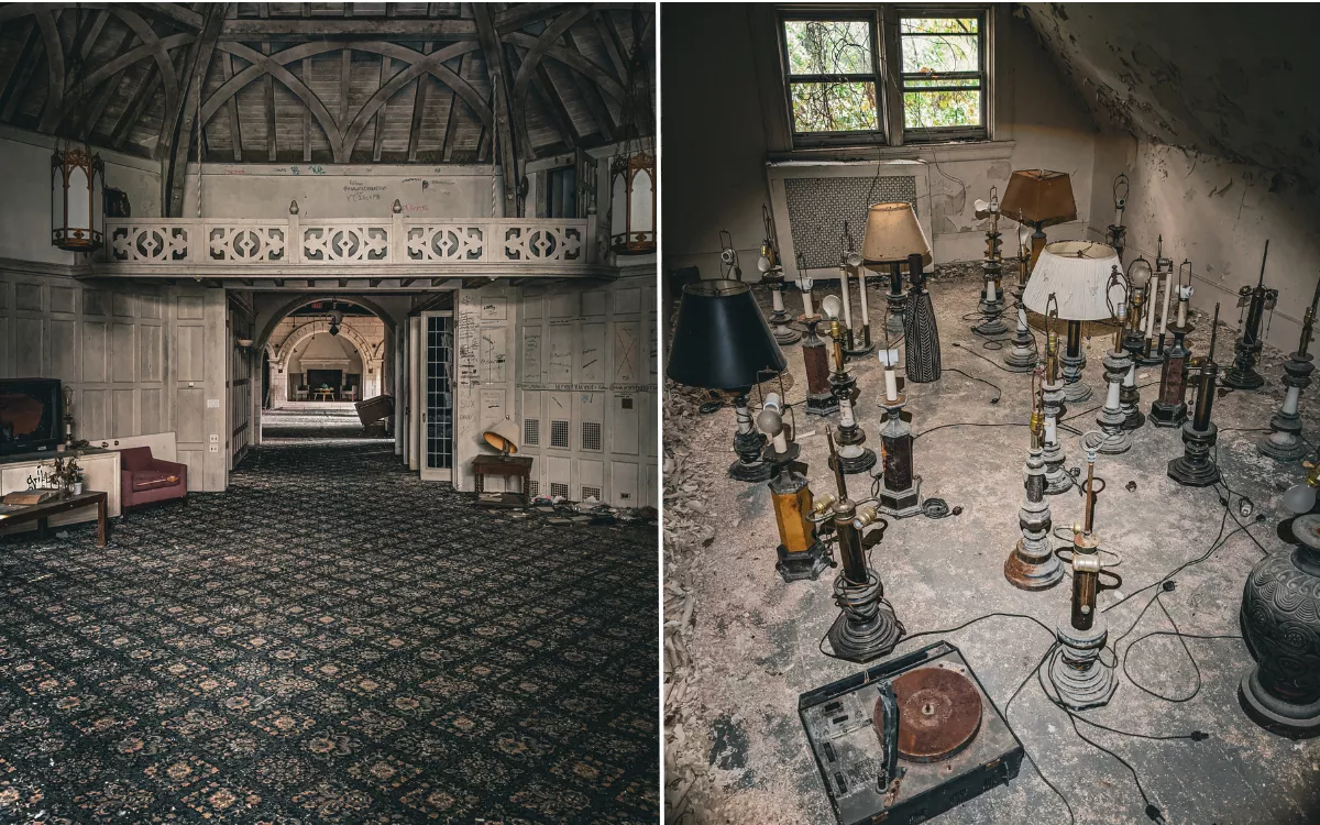 Man Discovers 'Creepy' Lamp Room In Abandoned New York Mansion - Vimarsana News